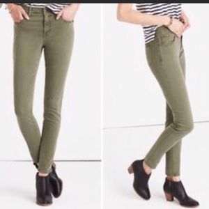 Madewell Skinny Skinny 9 inch High Riser Cropped